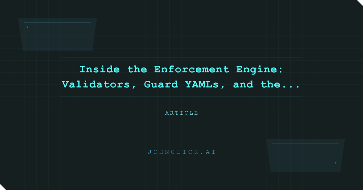 Social preview for: How the enforcement engine actually works